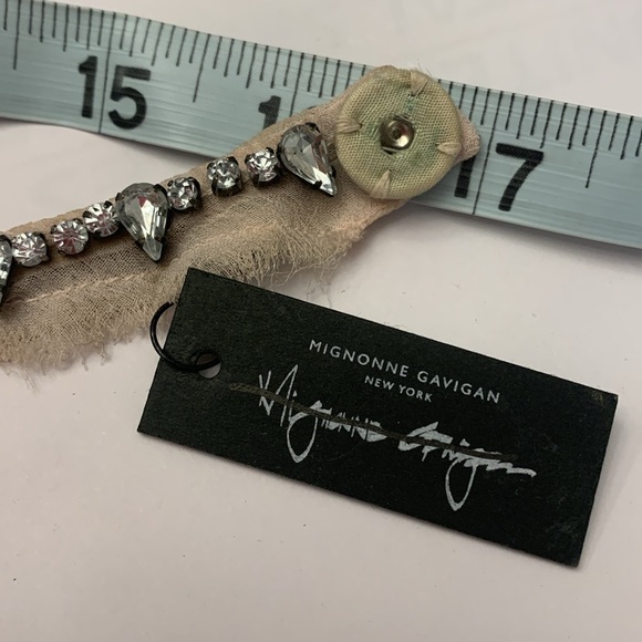 Mignonne Gavigan Charlotte Chiffon Collar 17 total inches new with tags - Picture 4 of 5